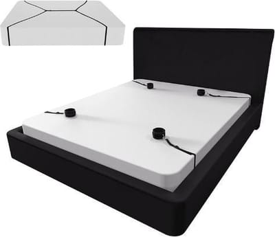 WiseGoods - Erotische Handboeien Seks - BDSM - Erotiek Toys - Seksspeeltjes - Verstelbare Bed Handboeien - Sex Toy - Zwart
