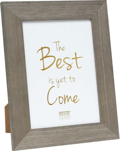 Deknudt Frames fotolijst S46ZH7 - grijze houtstructuur - foto 10x15 cm
