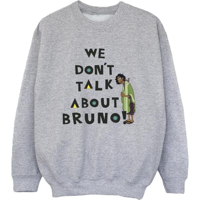 Disney Jongens Encanto We Dont Talk About Bruno Jongens Sweatshirt (Sportgrijs)