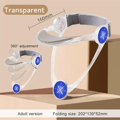 Verstelbare Neksteun Beugels Decompressie Vormgevend Cervicaal Tractie Collar Voorwaartse Houding Corrector Nek Stretcher wit