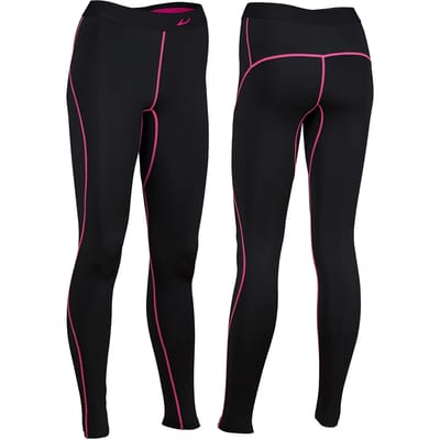 Avento Compressiebroek Comfort - Vrouwen - Zwart/Fuchsia - Maat 36