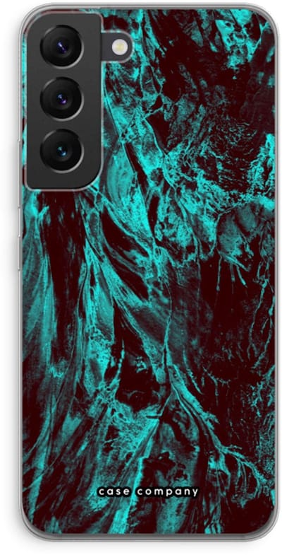 Case Company® - Hoesje geschikt voor Samsung Galaxy S22 hoesje - Ice Age - Soft Cover Telefoonhoesje - Bescherming aan alle Kanten en Schermrand