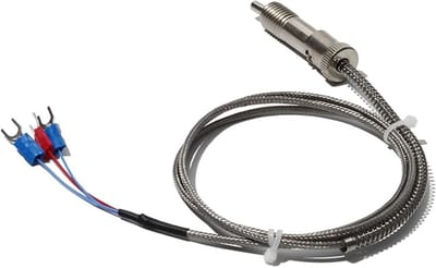Thermo-element Sensor - Temperatuursonde - Nauwkeurig Meten - Verstelbare Drukschroef - 4m Lengte - Metaal