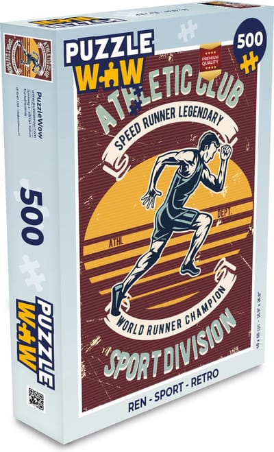 Puzzel Ren - Sport - Retro - Legpuzzel - Puzzel 500 stukjes
