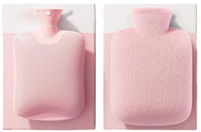 Kruik - warmwaterkruik met hoes - warmwaterkruik knuffel knuffel - Comfortabele en Duurzame - warmwaterkruik rubber - naadloos ontwerp - 2 Liter - Veilige Warmtebehoud voor Winter
