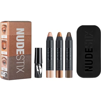 Nudestix Kit Nude Metallic Eye Mini zestaw kosmetyków dekoracyjnych (do oczu)