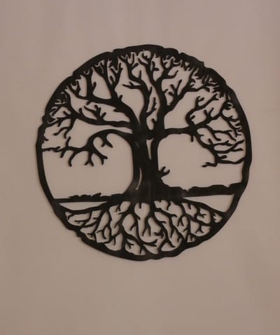 Levensboom - Wanddecoratie - hoogwaardig - cadeau - levens boom - HD hout en design - maat XL - 75 cm doorsnee