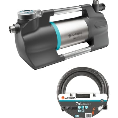 Gardena Besproeiingspomp 5600 Silent+ – 5600 liter/uur - 4,7 Bar met aanzuigslang