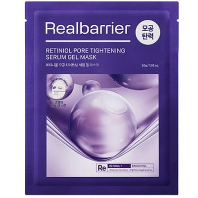 [Real Barrier] Retiniol Pore Tightening Serum Gel Mask 30g*10EA gray