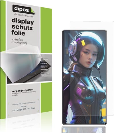 dipos – 4x Matte Beschermfolie geschikt voor Nubia Red Magic 11S Pro Plus | Krasbestendige & antireflecterende Screenprotector Ultra-Thin