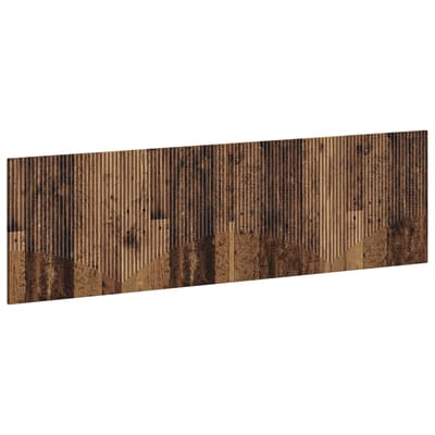 vidaXL - Wandgemonteerd - Hoofdbord - HOORN - Oud - hout - Bewerkt - hout