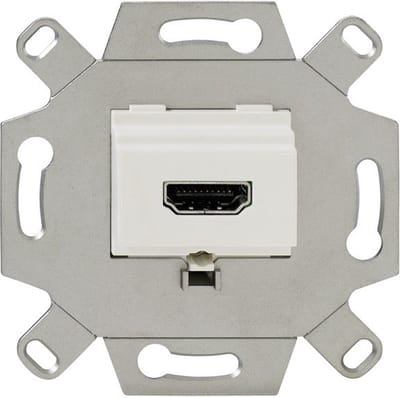 Rutenbeck HDMI inbouwelement wit