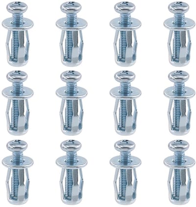 Jack Nuts M5 x 25 - Petal Nuts - 12 Stuks - Galvaniseerd Staal - Ideaal voor Holle Wanden - SnelShoppen
