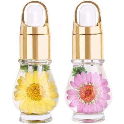 Huile Nutritive à Fleurs Séchées Naturelles Pour Cuticules Anti-barbelures Vernis à Ongles Outil Nourrissant Pour la Peau