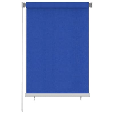 vidaXL - Rolgordijn - voor - buiten - 100x140 - cm - HDPE - blauw