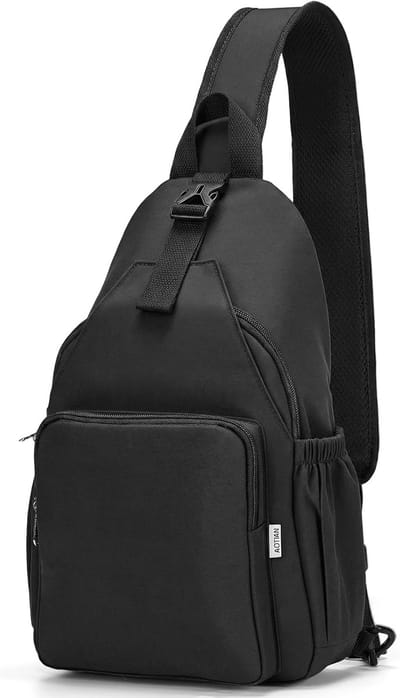 Schoudertas voor vrouwen en mannen - Klein formaat - Lichtgewicht sling rugzak - Ideaal voor outdoor en sport - SnelShoppen