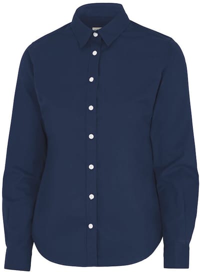 Cottover SHIRT TWILL LADY - GOTS GECERTIFICEERD 141037 - Marine - 40