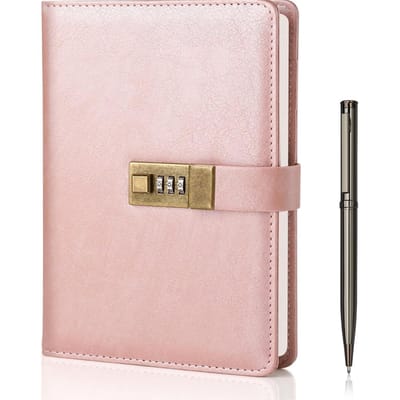 CLVP® Dagboek met Slot Volwassenen - Notitieboek - Roze