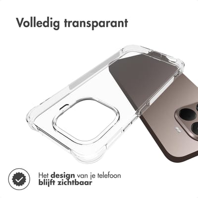 Accezz Hoesje - Geschikt voor Xiaomi 15T Pro - Clear Backcover - Transparant