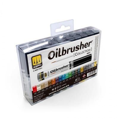 AMMO by Mig Jimenez Hobbyverf Enamel verf - MIG 7541 AMMO Collections - Oilbrushers - Deel 2 - 20 stuks á Oilbrusher(s) - 20x 10 ml