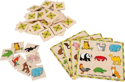 Bigjigs Wooden Animal Lotto