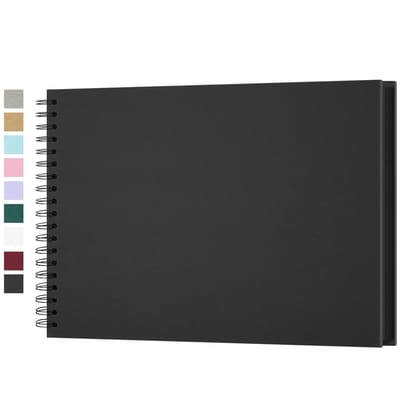 Dailygoods- Scrapboek 28x20,5 cm - Hardcover Plakboek - 50 Bladen - Geheugenboek - Voor Familie en Bruiloft - Geschikt voor 200 Foto's