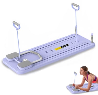 M-Goods - Buikspiertrainer - Buikspierroller - Ab Roller met Automatische Rebound - Opvouwbaar Fitnessapparaat