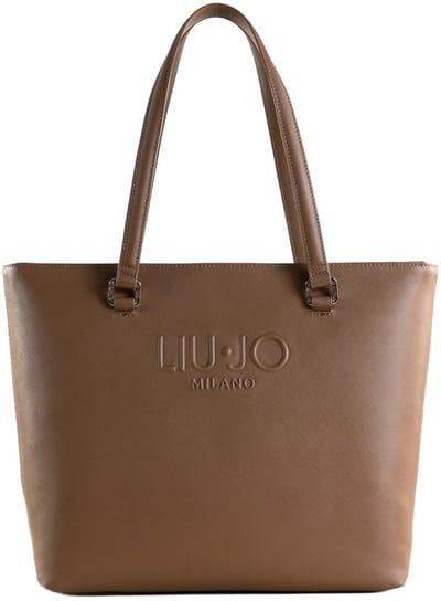 LIU JO shopper schoudertas Halona ESC Tote Bag Suede bruine