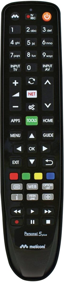 MELICONI - UNIVERSELE AFSTANDSBEDIENING VOOR TV PANASONIC PERSONAL 5+ - 806076