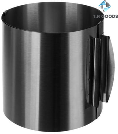 T.R Goods - Verstelbare Taartring - Bakvorm Cakevorm - 16cm tot 30 cm diameter - 15cm hoog - Kookring