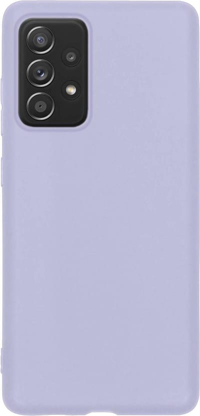 Hoes - Geschikt voor Samsung Galaxy A52s 5G - Sterk & Shockproof - Hoesje Cover - Siliconen Case - Lila