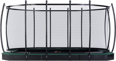 Avyna Trampoline FlatLevel 520x305 (352) met net | Groen