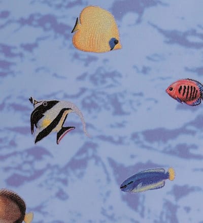 Decoratie plakfolie meubelfolie Vissen 45 cm x 2 meter zelfklevend - Decoratiefolie - Plakplastic - Raamfolie - Fishes