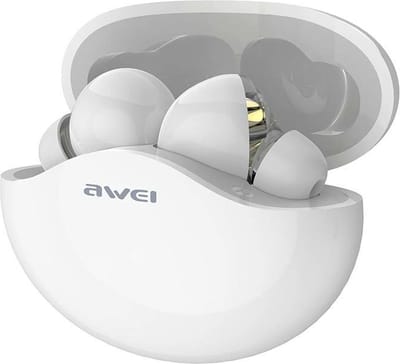 Awei T12 Serie - Bluetooth Sport Oordopjes - Wit - Ergonomisch - Waterdicht