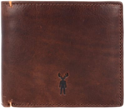 Jack Kinsky Colombo 208 Leren Portemonnee 11,5 cm - Jongens - Horizontaal - mokka