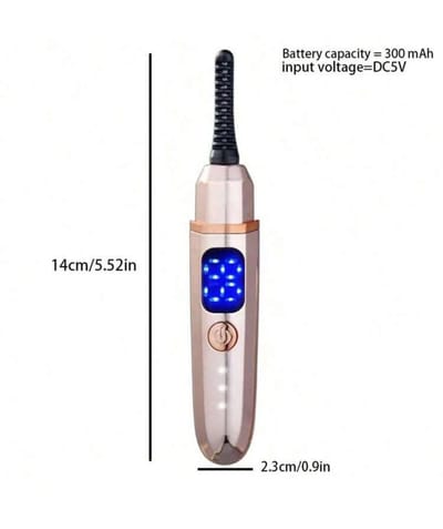 Wimperkruller - Elektrische Wimperkruller - Verwarmde Wimperkruller -3 temperatuurstanden - LED-display - USB-oplaadbaar - voor - vrouwen - roze