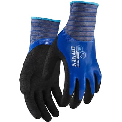 Blaklader 2936-1457 Werkhandschoen waterbestendig nitril-gecoat - Korenblauw - 10