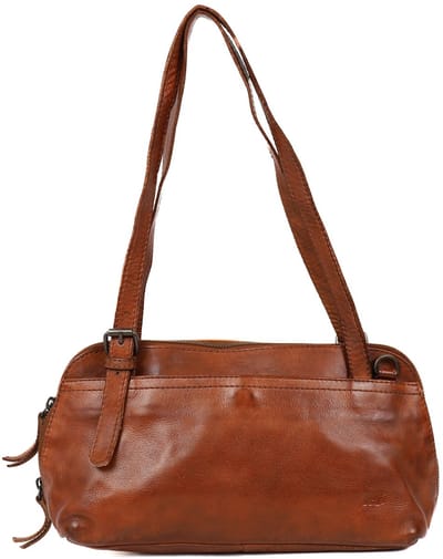 Bear Design Daphne Medium Schoudertas Dames - Leer - Cognac