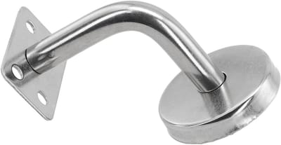 Steunbeugel Trapleuning - Wandmontage Bevestiging - Trap Veiligheid - Roestvrij Staal - 60 mm x 60 mm - Zilver