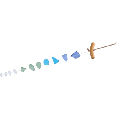 Carillons V unique Fabriqué à la main Verre Marin Bois Flotté Carillon pour Décoration Intérieure Extérieure Cadeau Type 3