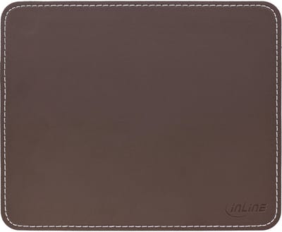 Premium Muismat Kunstleer Bruin 255x220x3mm
