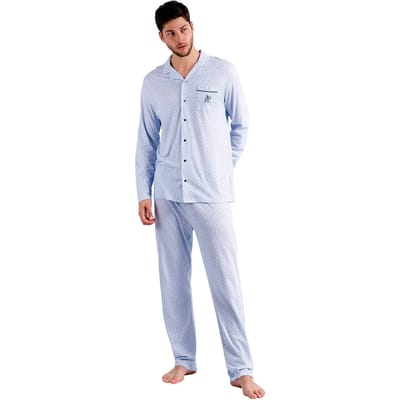 Pyjama-sets Admas Pyjama loungewear broek en shirt Stripes And Dots