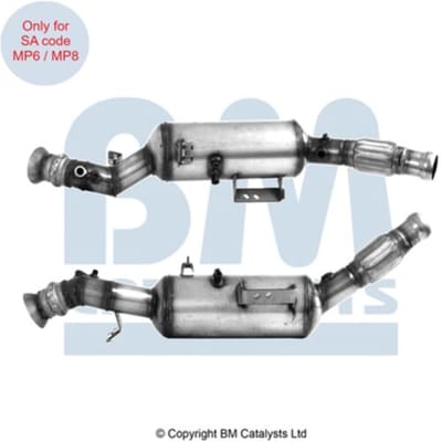 Roetfilter, uitlaatinstallatie BM CATALYSTS BM11562H
