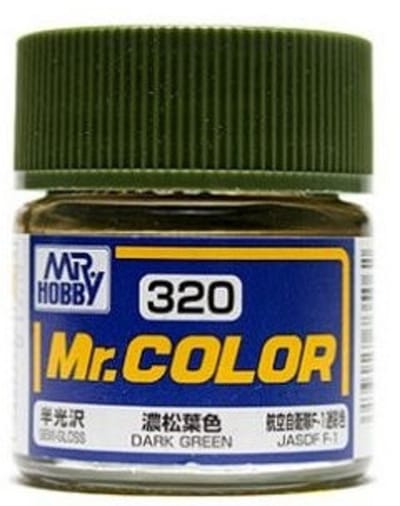 Gunze Mr. Hobby C-320 - Mr. Color 10 ml Dark Green - Lacquer Modelbouwverf
