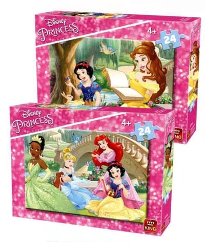 Disney Princess puzzel 24 stukjes, 2 varianten