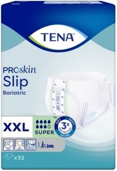 Tena Slip Super XXL (Bariatrisch) - 2 pakken van 32 stuks