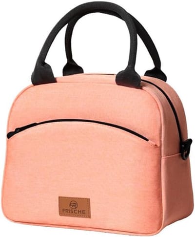 Geïsoleerde mini-lunchtas voor picknick - schattige, draagbare schoudertas voor buiten