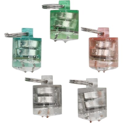 5 pcs Lumière LED de Pêche Sous-Marine Lampe de Nuit Attracteur de Leurre Leurres Appât Outil Accessoires gray