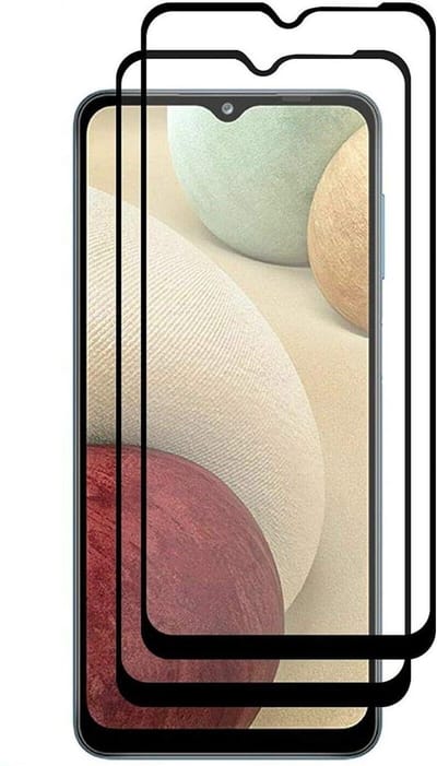 Volledige dekking gehard glas Screenprotector - Set van 2 - schermbeschermer Geschikt voor: Samsung Galaxy A12 5G