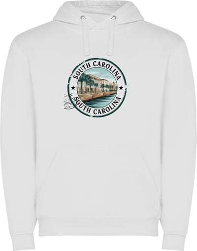 Witte Wanna have hoodie voor de echter Amerika / Verenigde Staten liefhebber Poststempel van de staat North Carolina Print Full Color Color merk Roly maat S